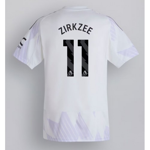 Manchester United Joshua Zirkzee #11 Bortatröja 2025-26 Kortärmad Manchester United Joshua Zirkzee #11 Bortatröja 2025-26 Kortärmad